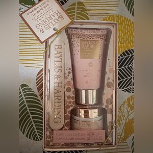 Baylis & Harding Limited Edition Pink Prosecco & Cassis hand cream & crystals